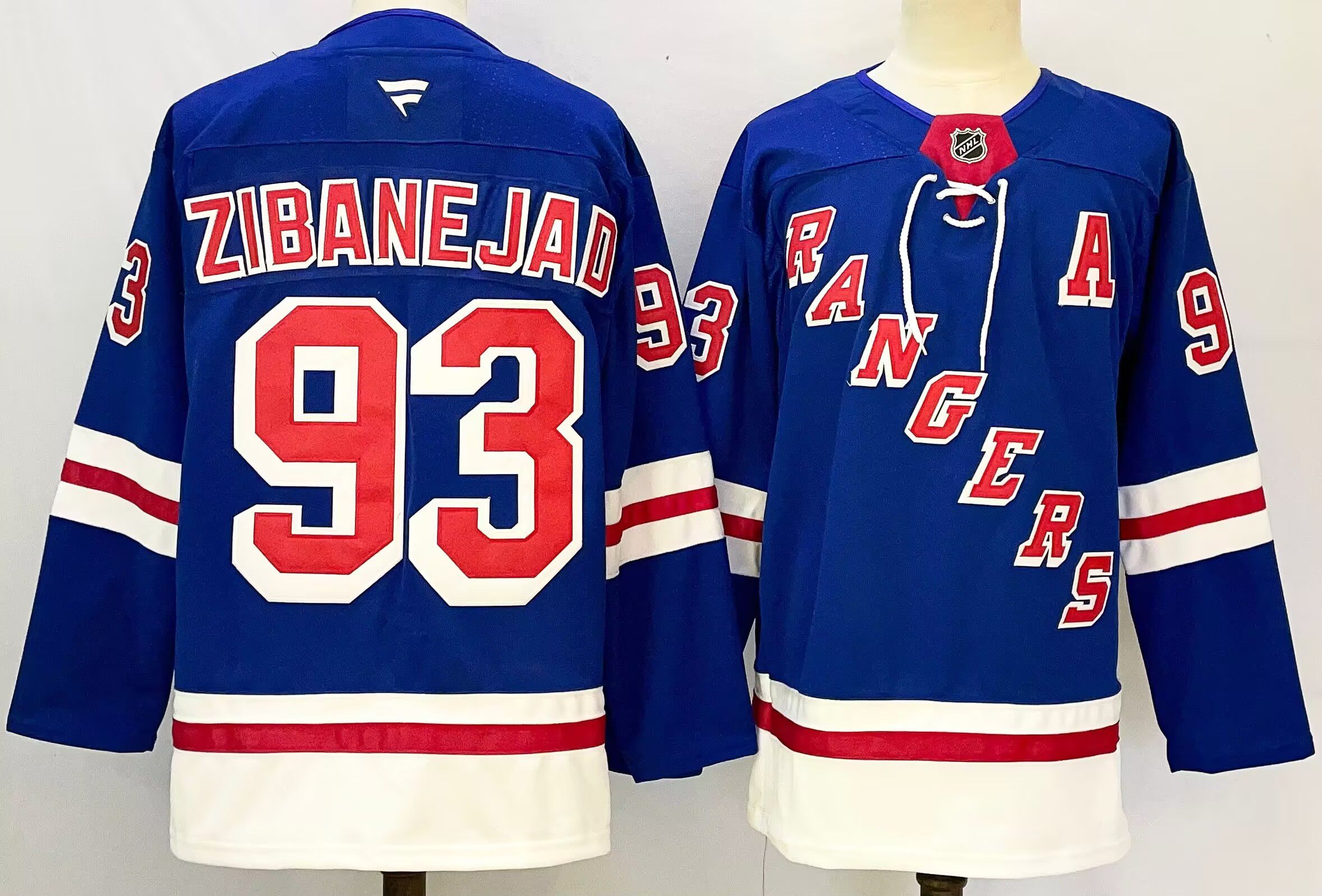 Men New York Rangers #33 Zibanejad Blue 2025 Home Premier Player NHL Jersey->new york rangers->NHL Jersey